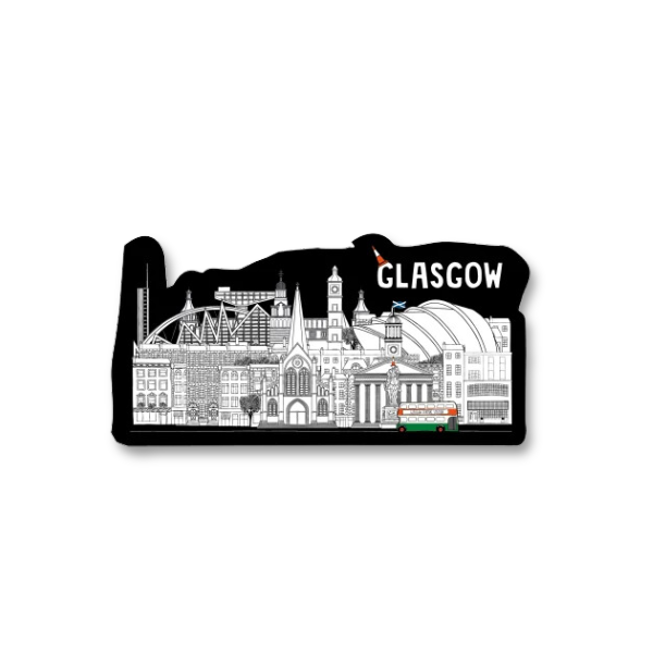 Big City Glasgow - Long Epoxy Magnet