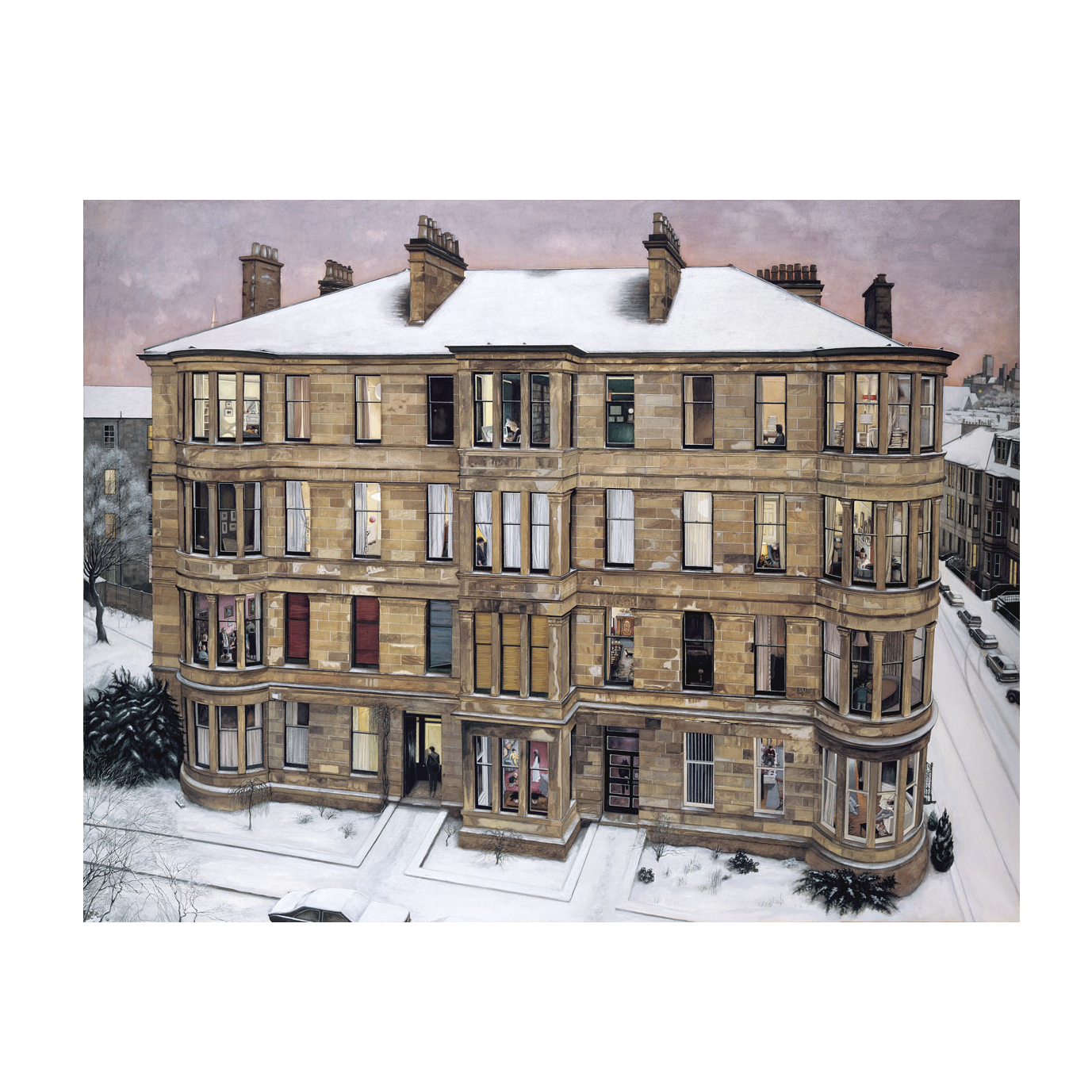 Avril Paton: Windows in the West Small Mounted Print