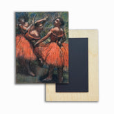 Degas: The Red Ballet Skirts Wooden Magnet