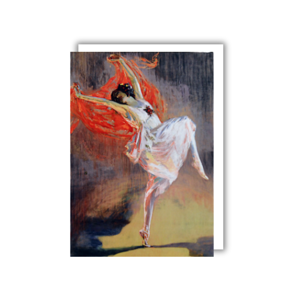 Anna Pavlova Folded Card