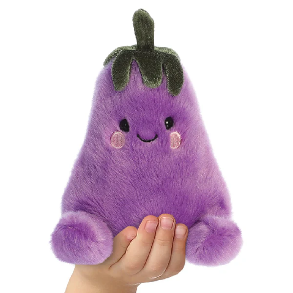 Palm Pals Aubrey Eggplant Soft Toy