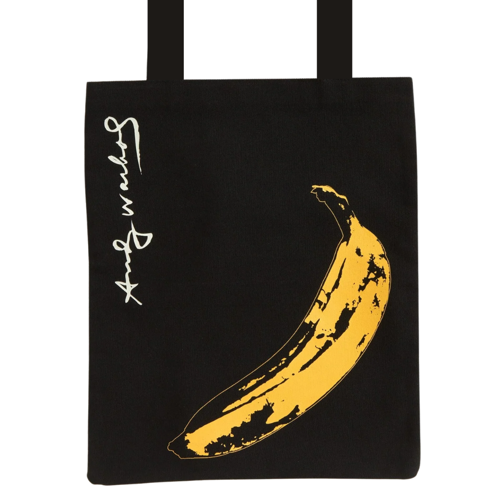 Andy Warhol Banana Tote Bag - Black
