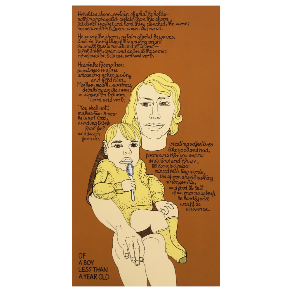 Alasdair Gray: A Boy Less than A Year Old Hand Signed Limited Edition