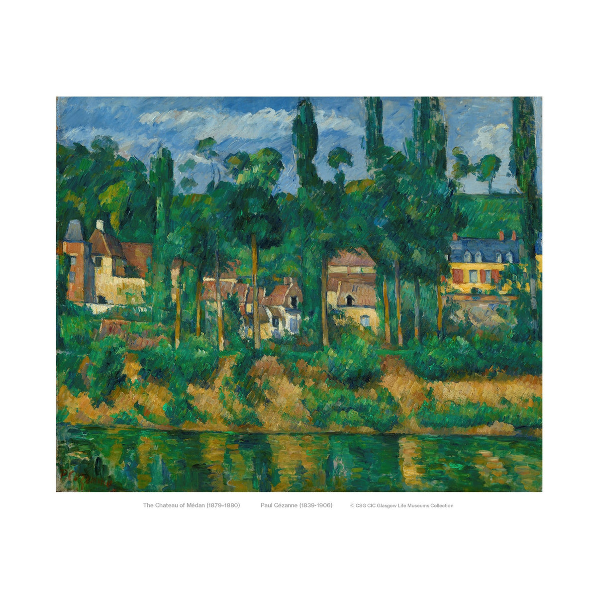 Paul Cezanne: The Chateau of Medan Print
