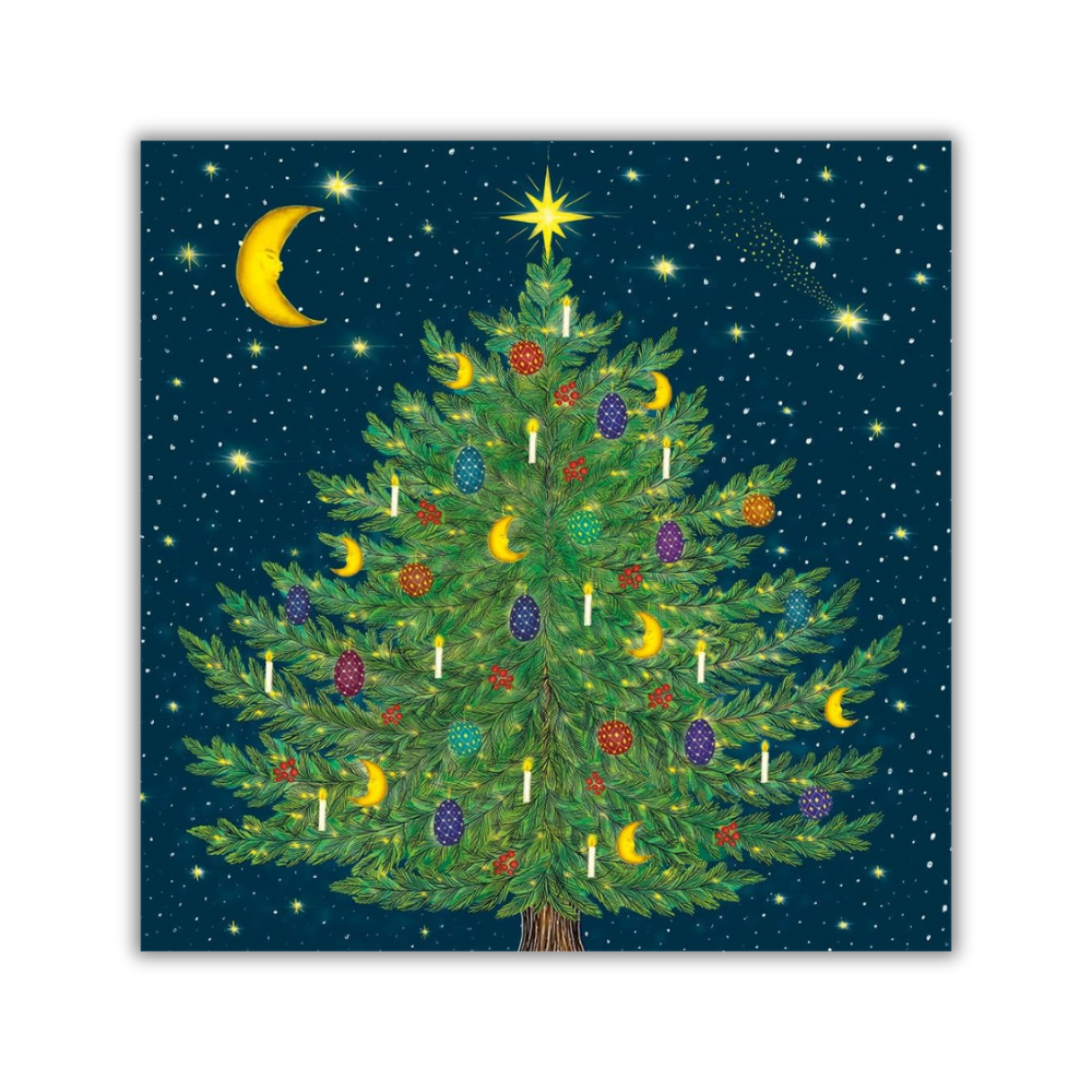 Christmas Tree Christmas Cards - 5 Pack