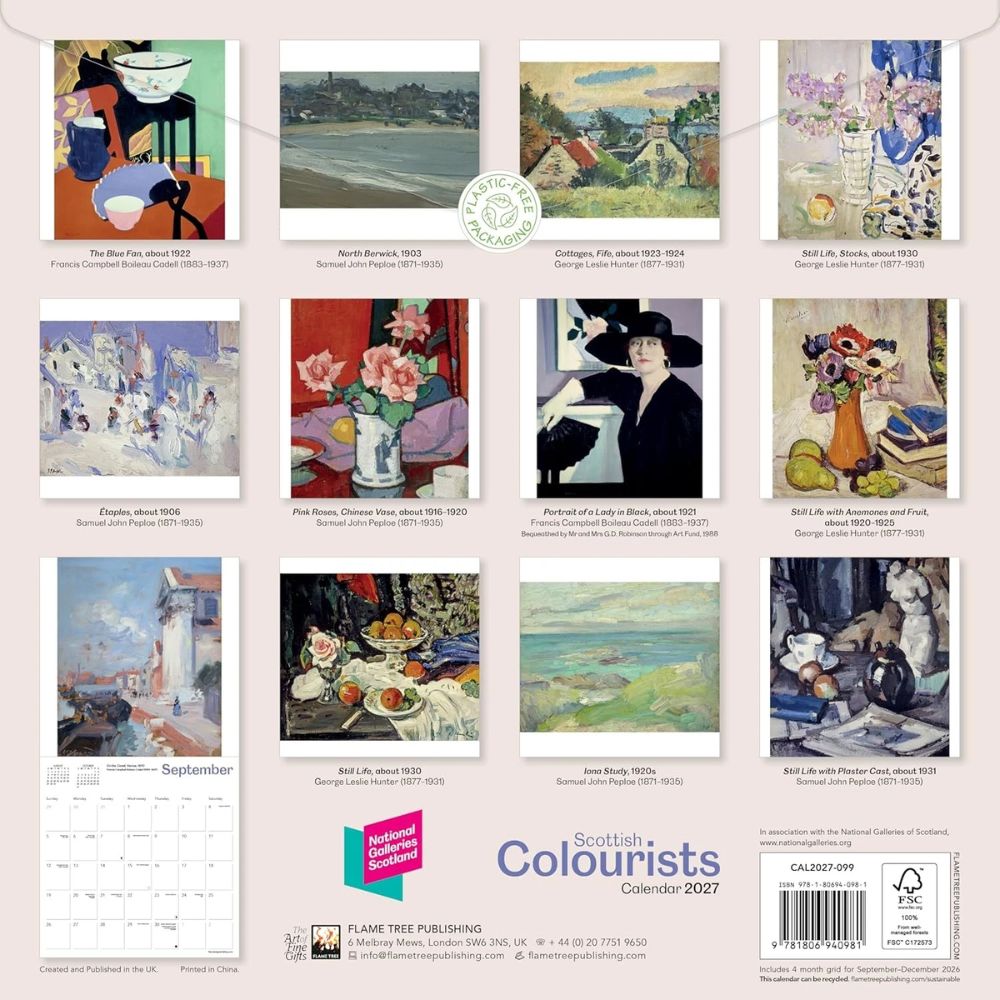 2027 Scottish Colourists Calendar
