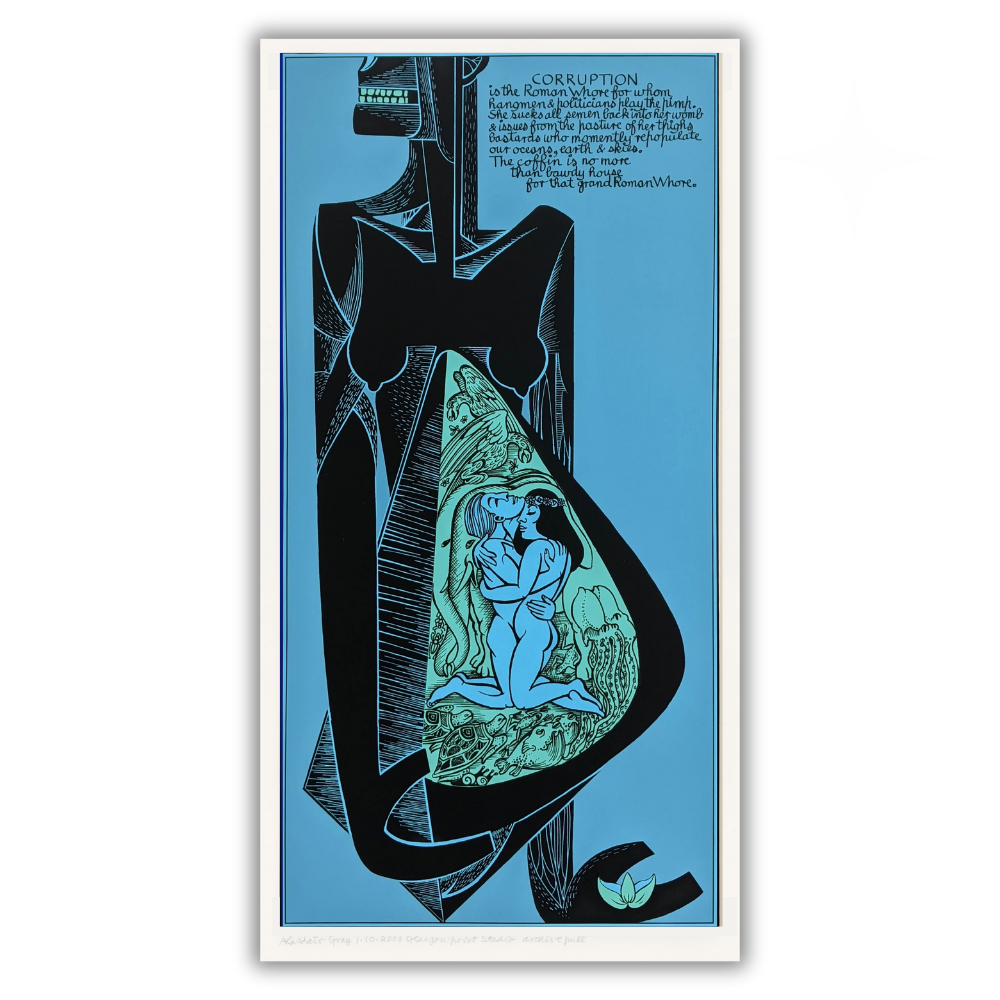 Alasdair Gray: Corruption Hand Signed Limited Edition