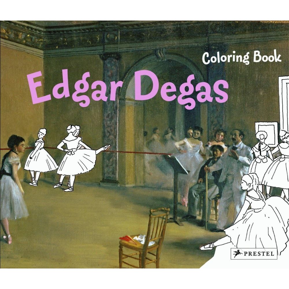 Edgar Degas Colouring Book