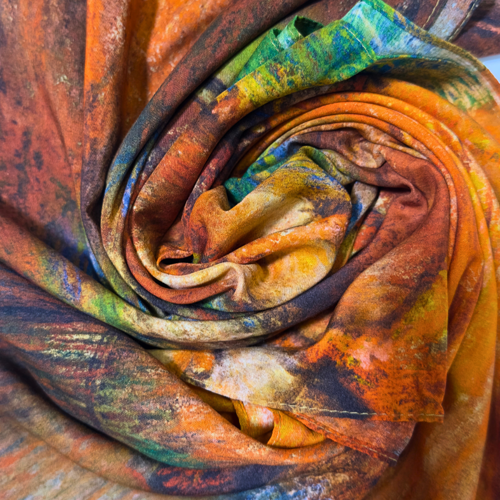 Degas: Red Ballet Skirts Viscose Scarf