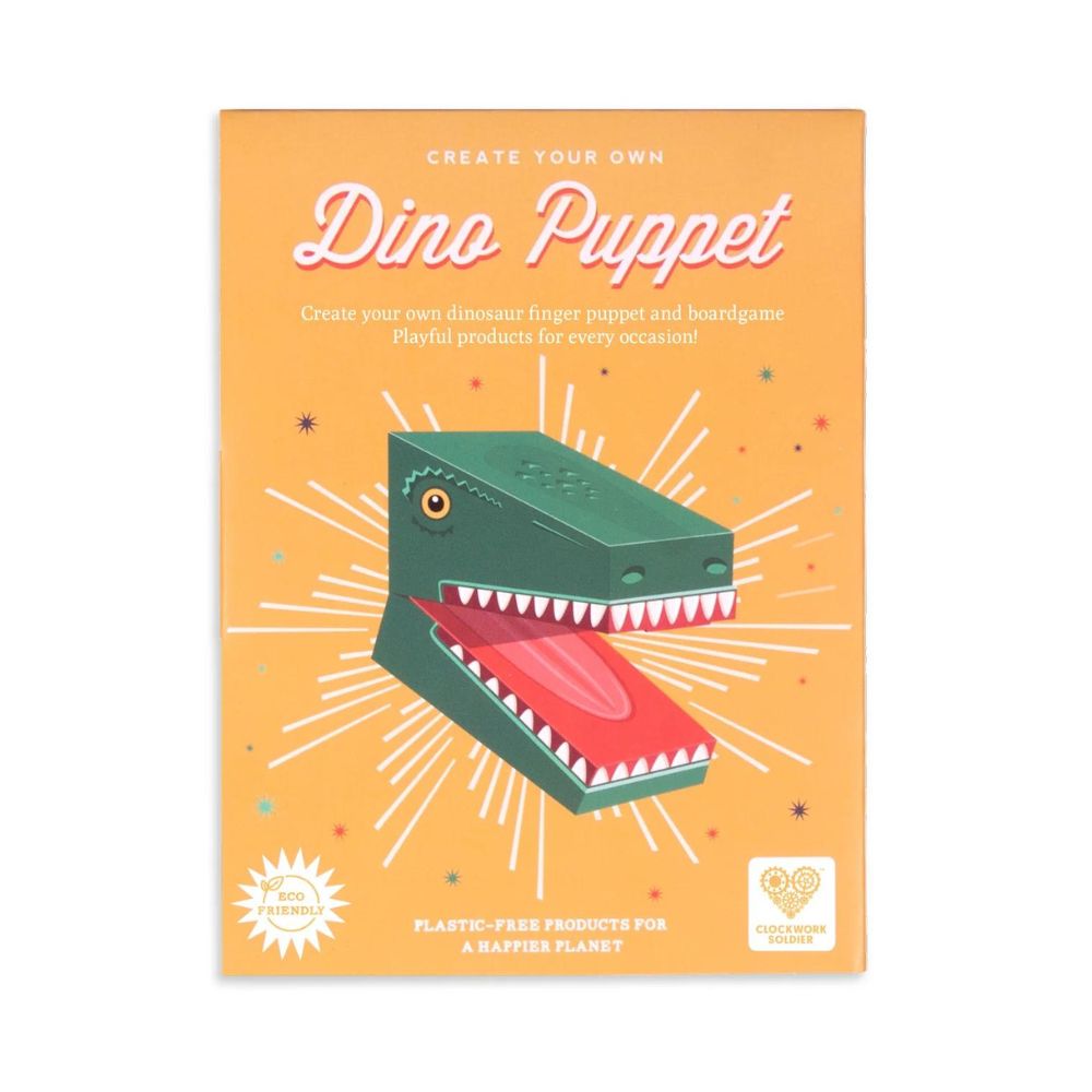 Create Your Own Dino Finger Puppet