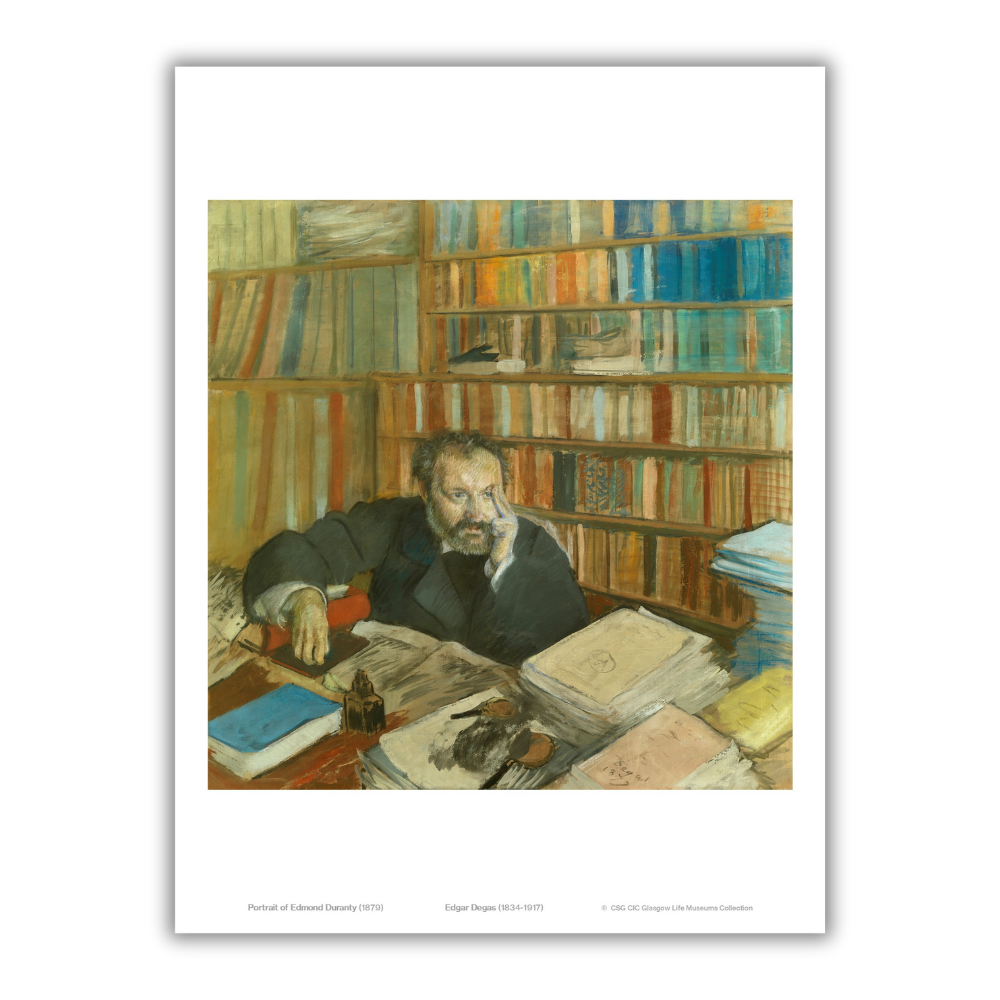 Edgar Degas: Edmund Duranty Print