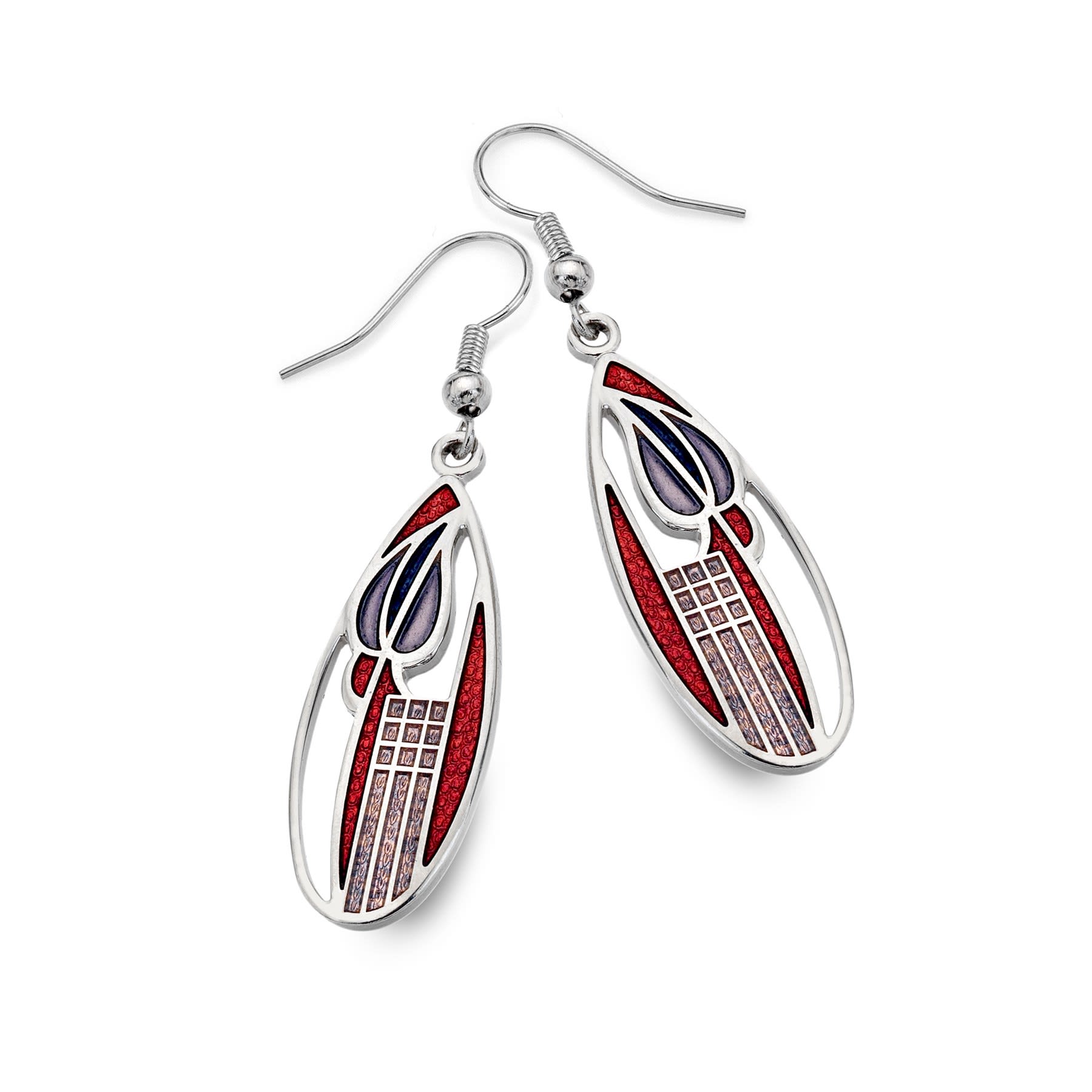 Mackintosh Cut Out Tulip Earrings