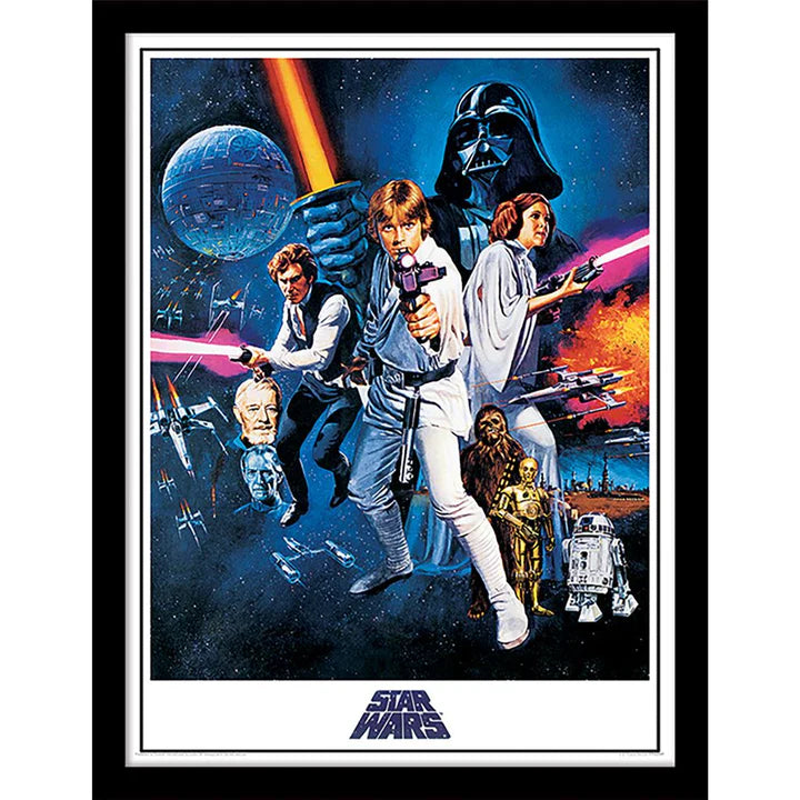 Star Wars: Episode IV A New Hope Framed Print