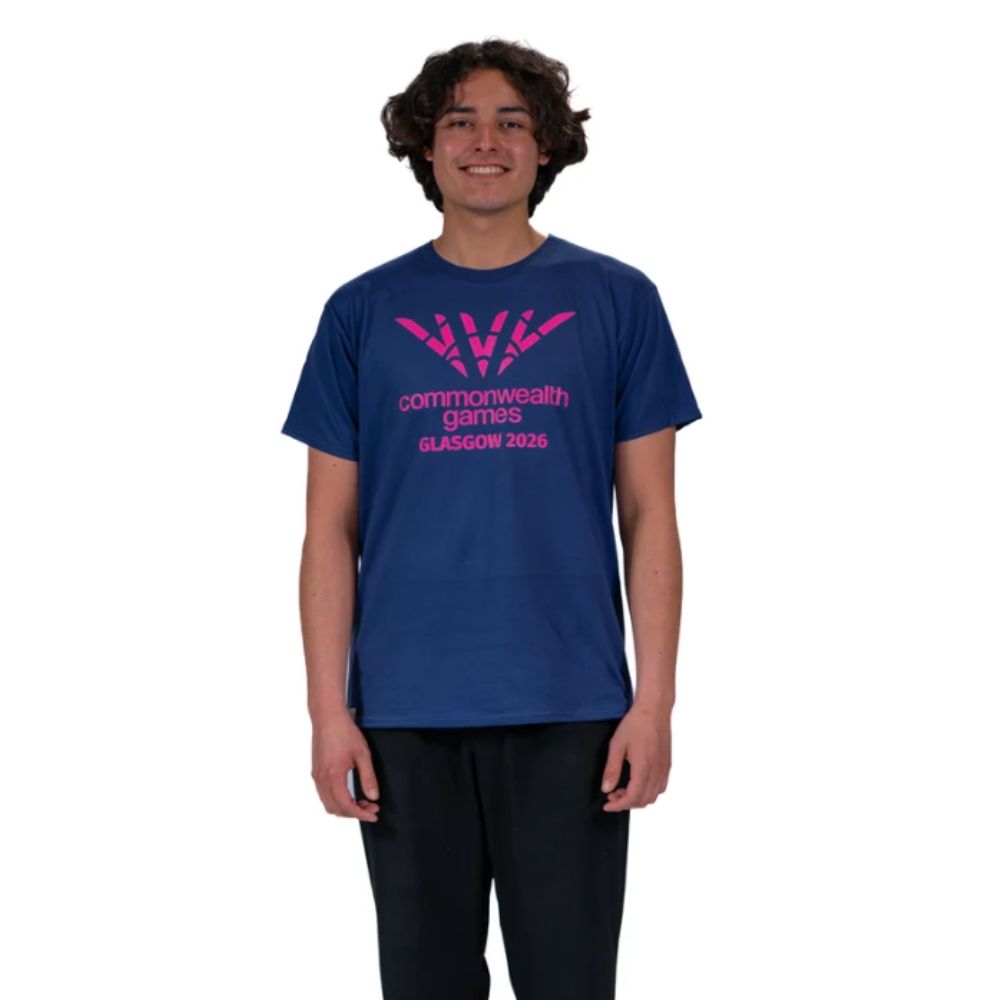 Glasgow 2026 Logo T-Shirt - Navy