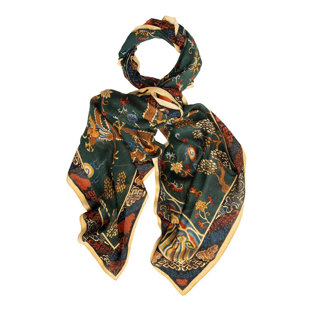 Dragon Green Scarf