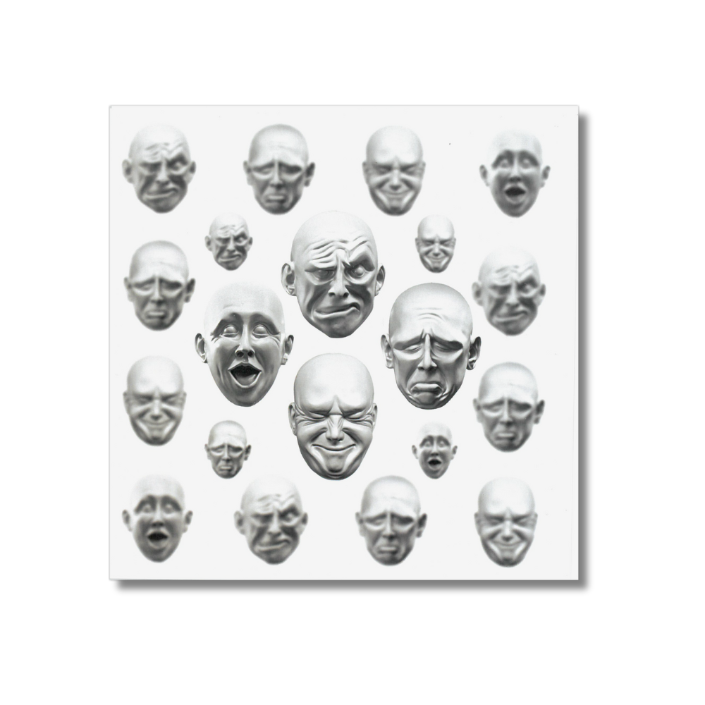 Floating Heads Gift Card - White