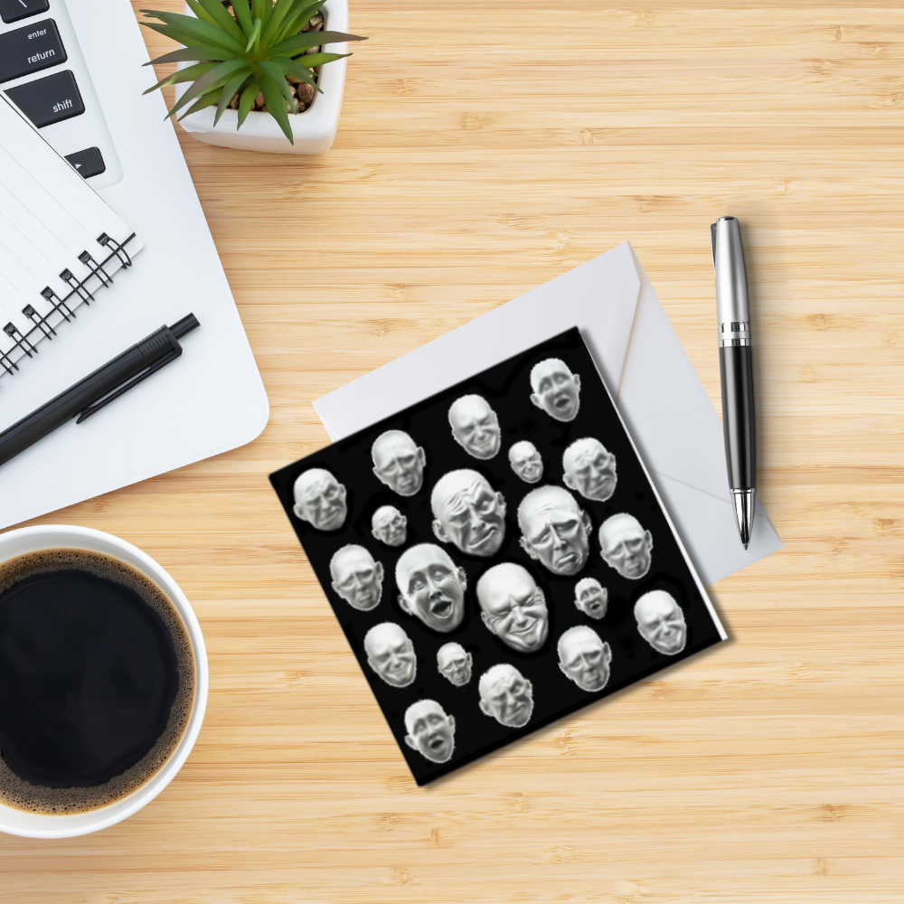 Floating Heads Gift Card - Black