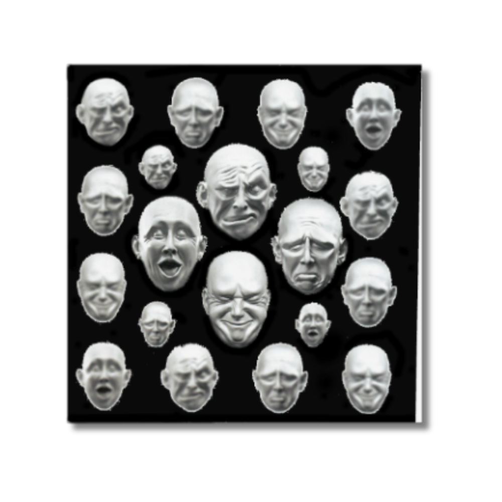 Floating Heads Gift Card - Black