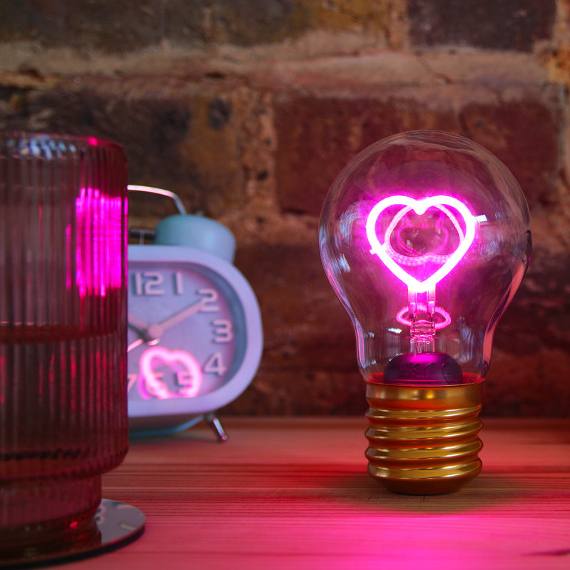 Cordless Heart Lightbulb