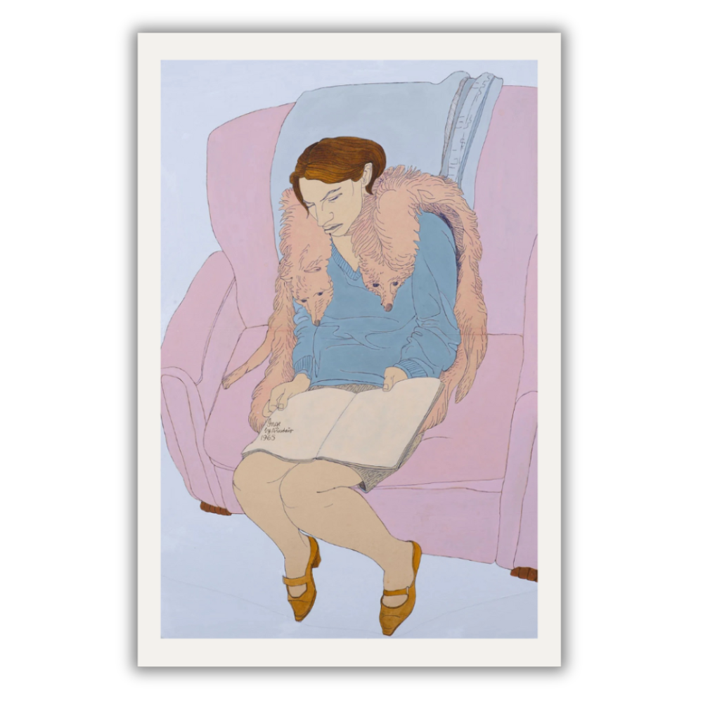 Alasdair Gray: Inge With Fox Stoles Hand Signed Limited Edition