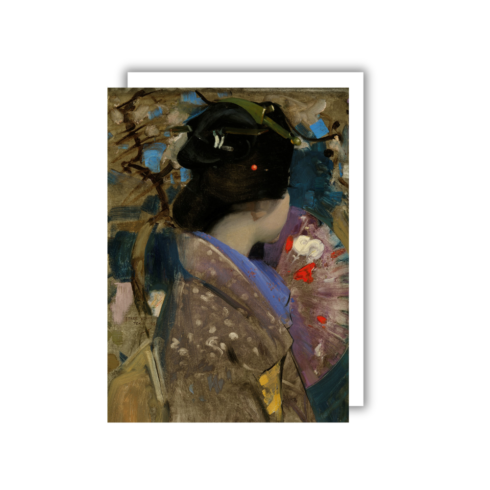Japanese Lady Folded Card