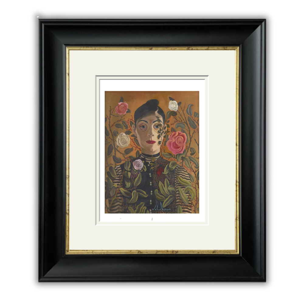 John Byrne: Jeanine with Flowers Hand Signed Limited Edition Print