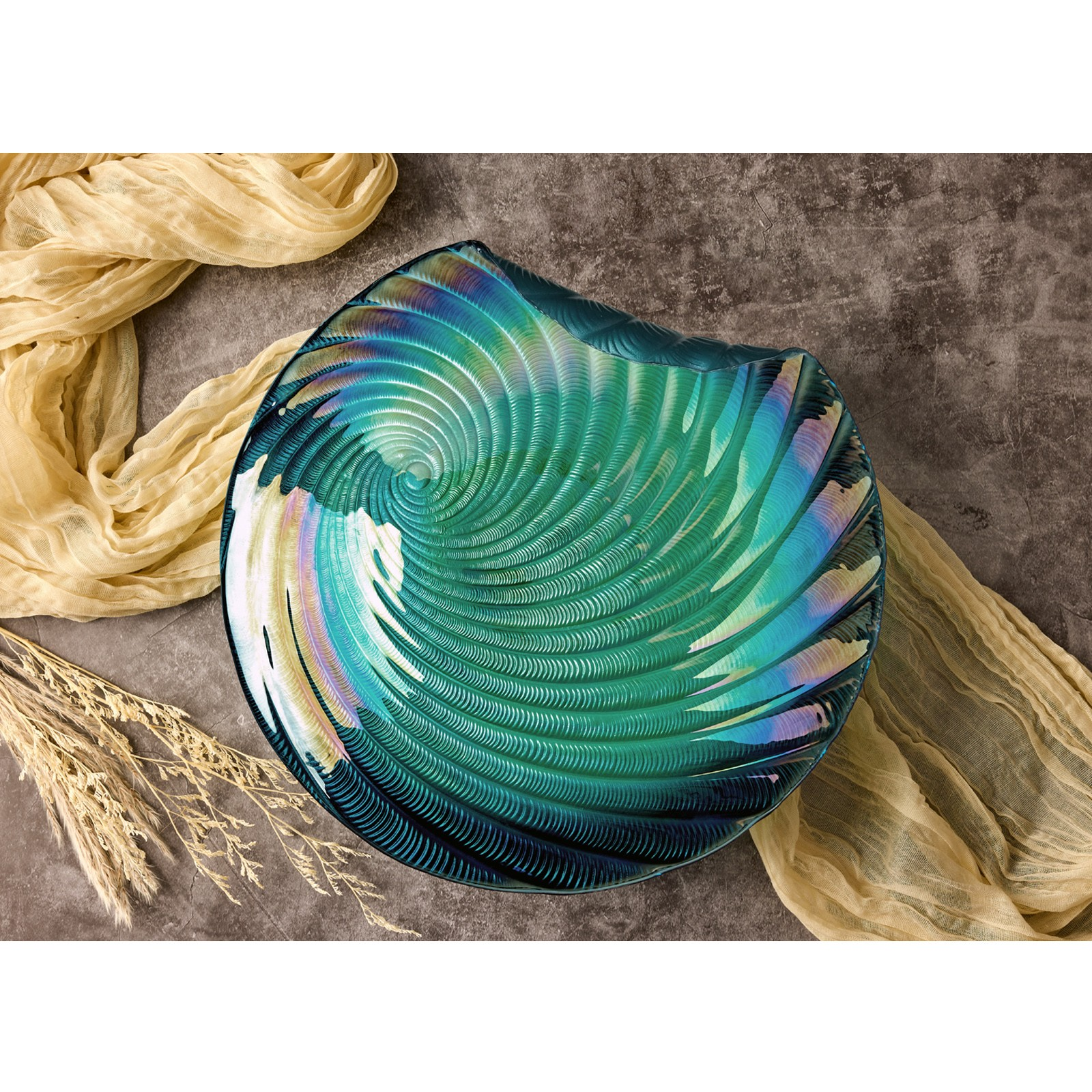 Iridescent Shell Bowl