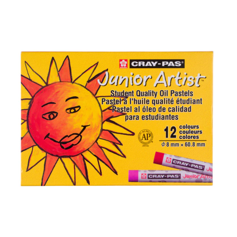 Sakura Cray-Pas Junior Artist Oil Pastel Set - 12 colour