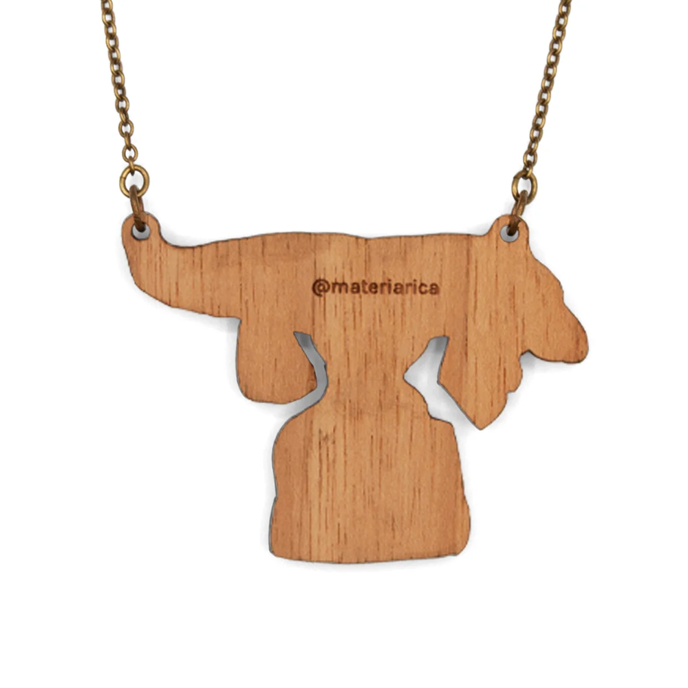 Lobster & Telephone Necklace
