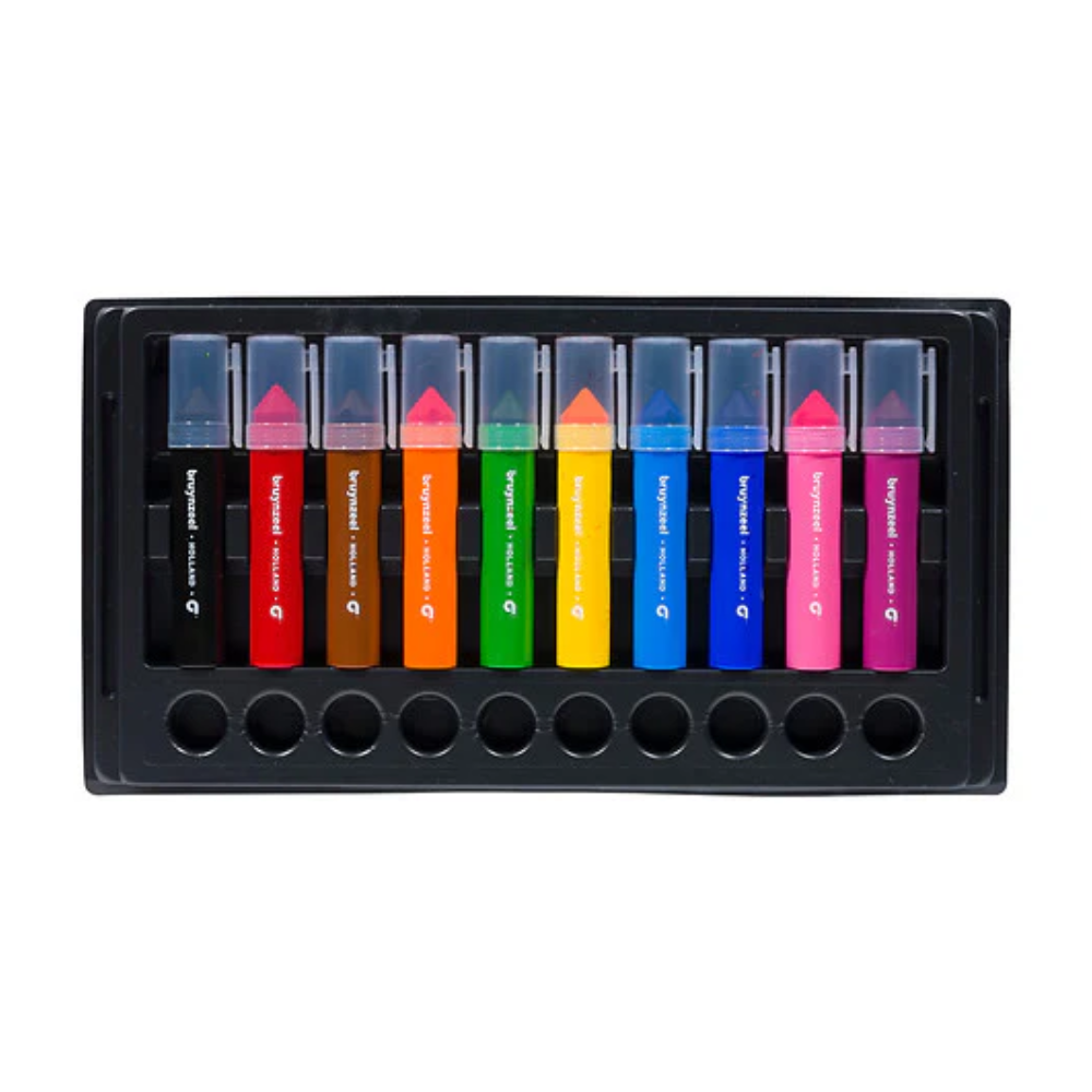 Bruynzeel Mega Point Felt tip Set - 10 Colours