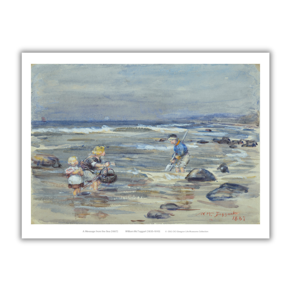 William McTaggart: A Message From The Sea Print