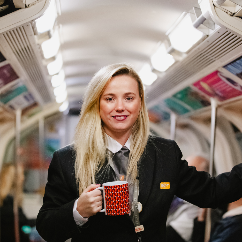 Glasgow Subway Moquette Mug