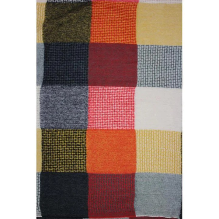 Vibrant Colourful Square Print Scarf