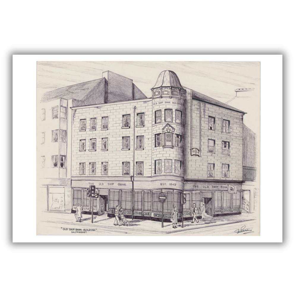 Tommy McGoran: Old Ship Bank Building Print
