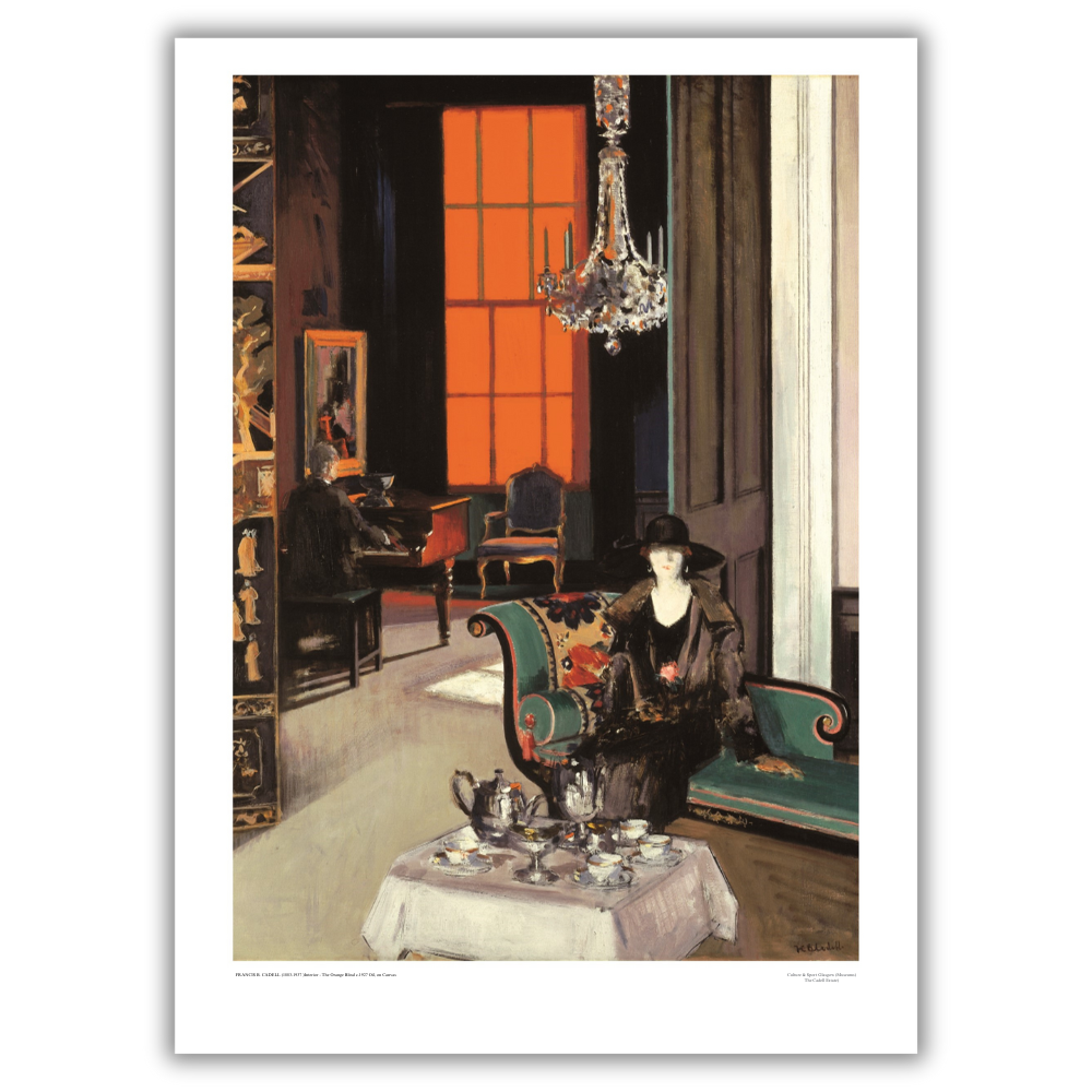 Francis C.B Cadell: Orange Blind Large Print