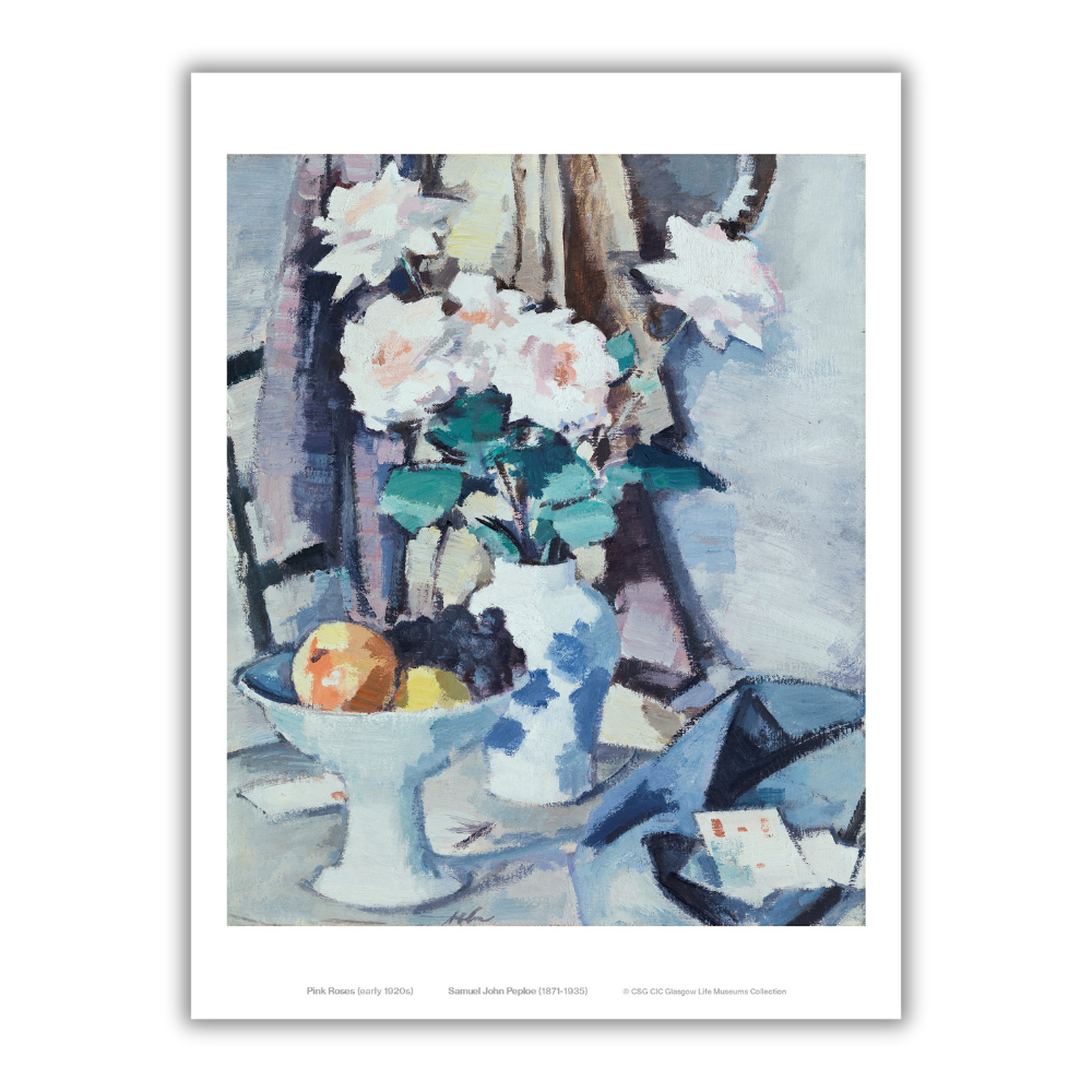 Peploe: Pink Roses Print