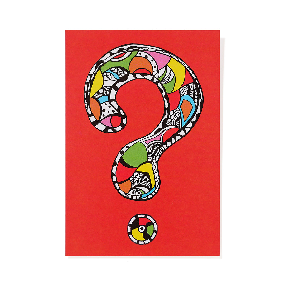 Nikki De Saint Phalle: Question Mark Postcard