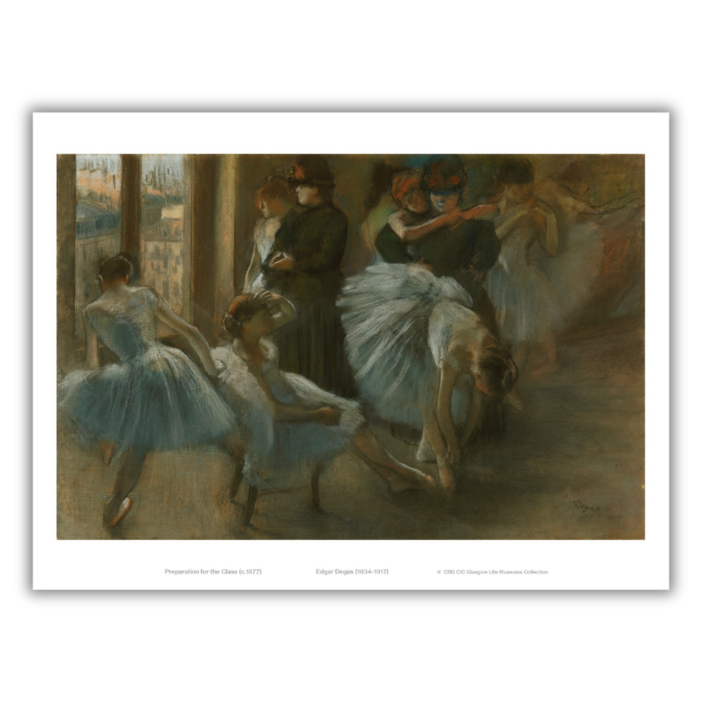 Edgar Degas: Preparation for the Class Print