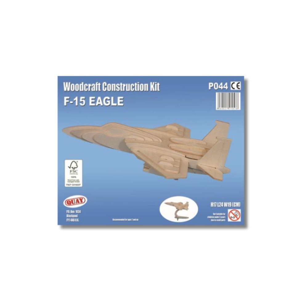 F-15 Fighter Woodcraft Construction Kit