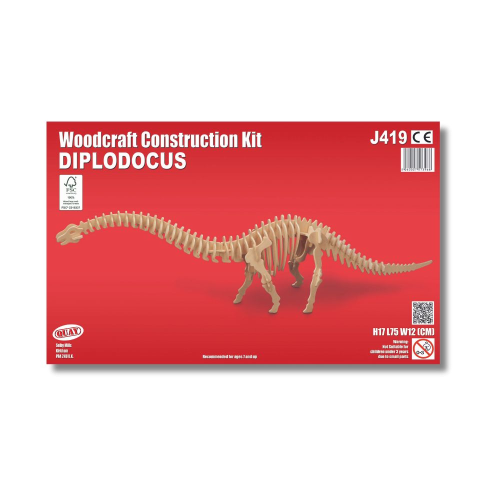 Diplodocus Woodcraft Construction Kit