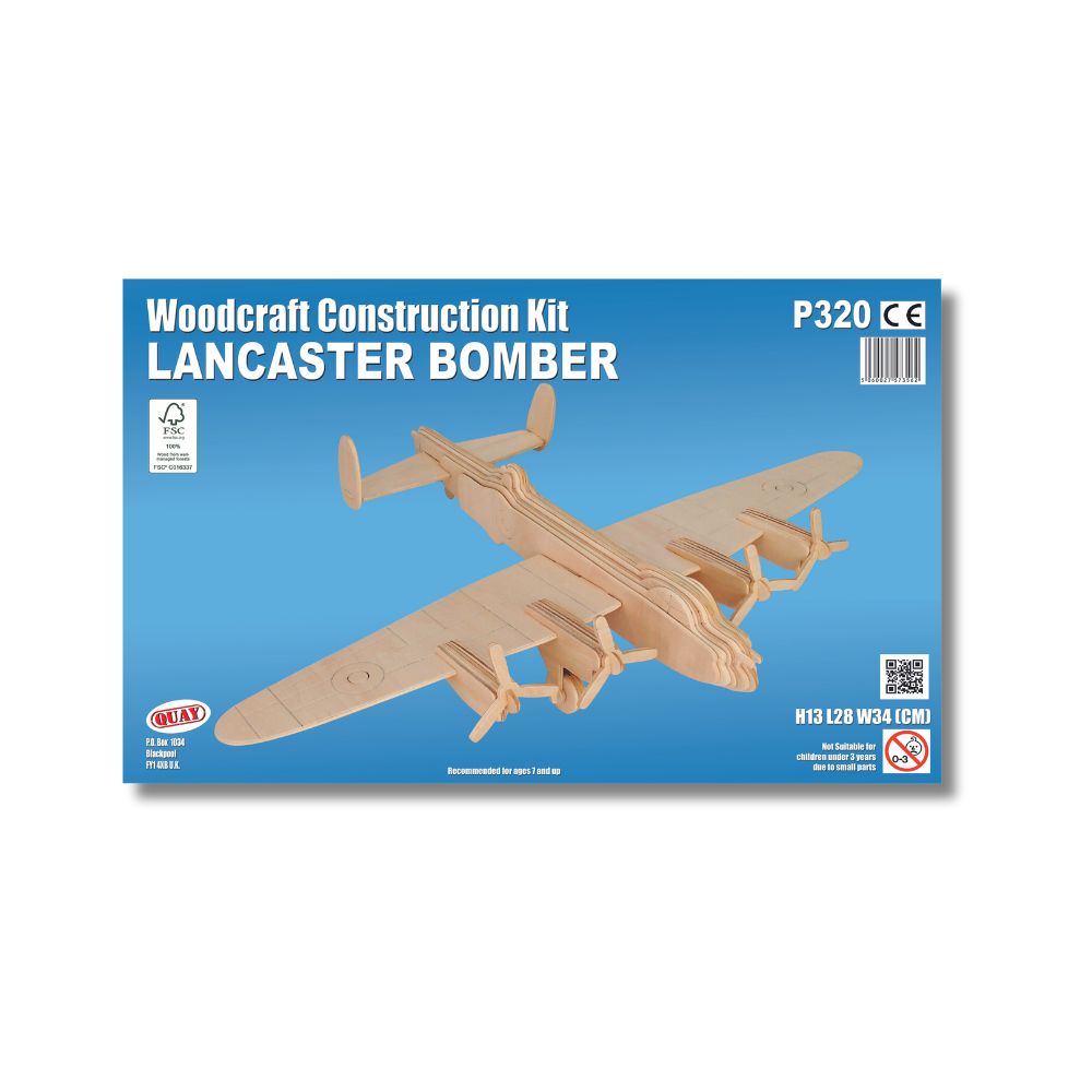 Lancaster Bomber Woodcraft Construction Kit