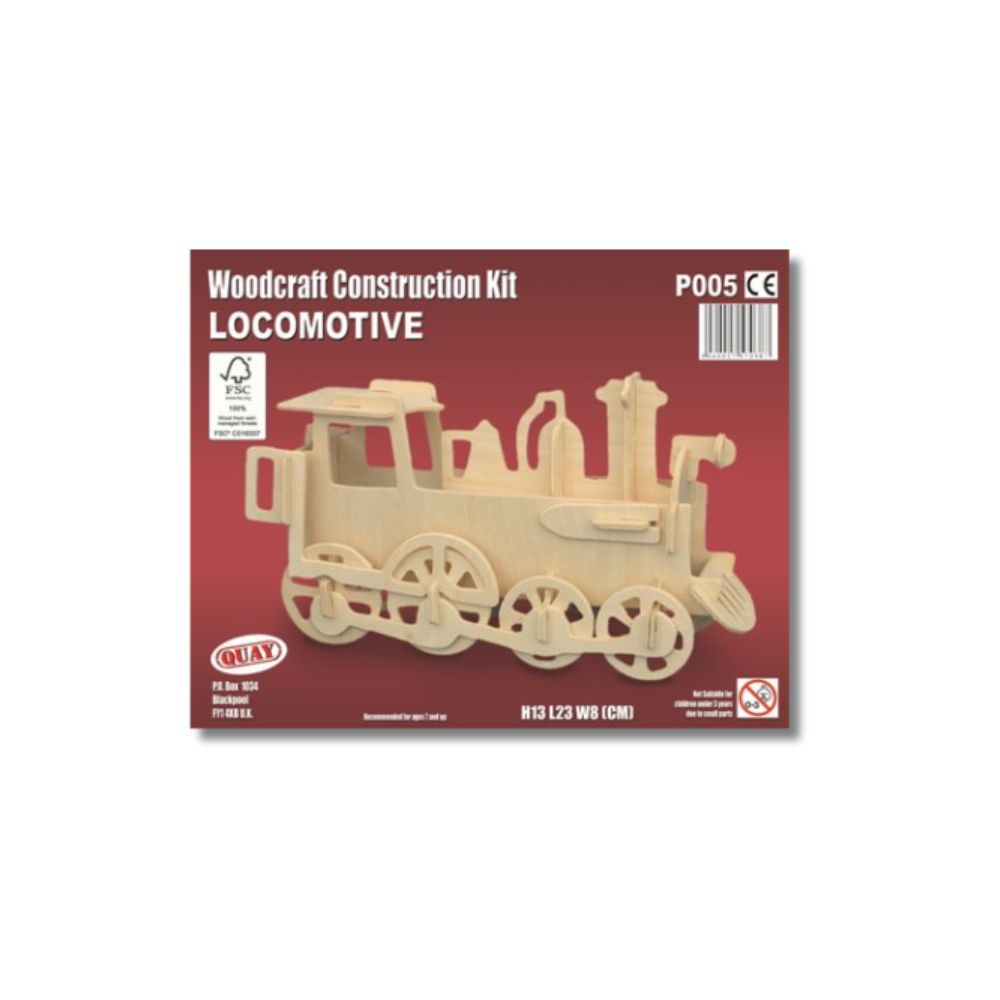 Locomotive Woodcraft Construction Kit