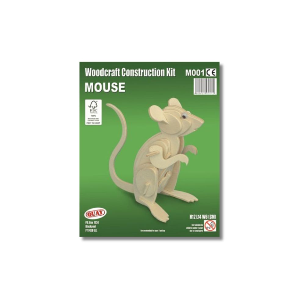 Mouse Woodcraft Construction Kit