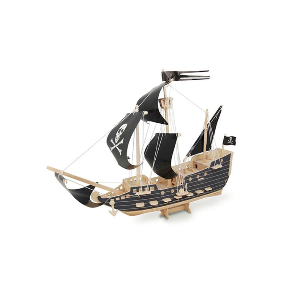 Pirate Ship Woodcraft Construction Kit