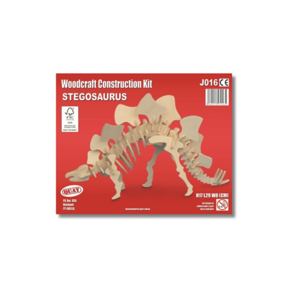 Stegosaurus Woodcraft Construction Kit