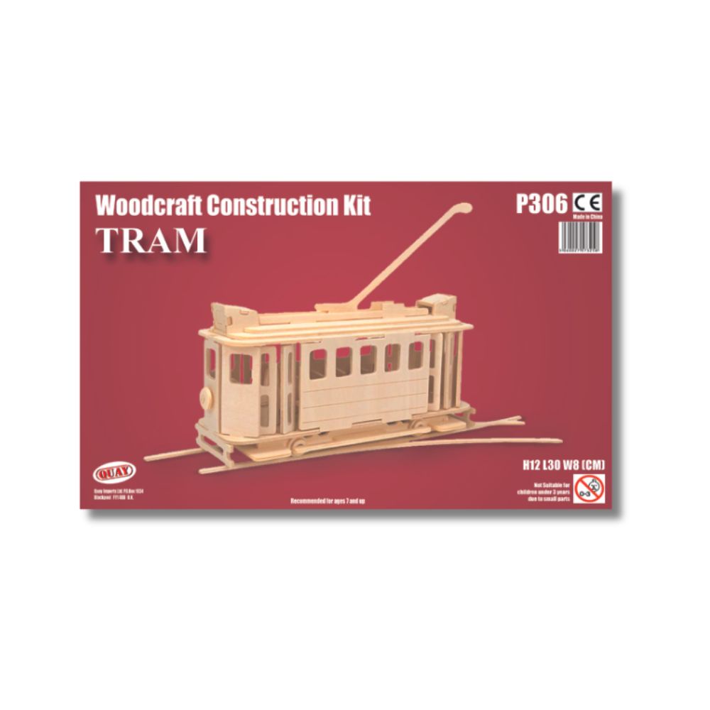 Tram Woodcraft Construction Kit