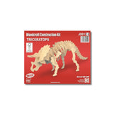 Triceratops Woodcraft Construction Kit