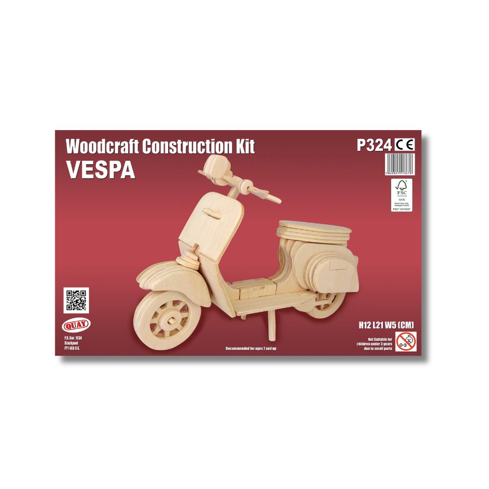Vespa Woodcraft Construction Kit