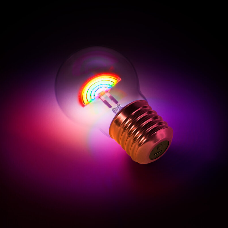 Cordless Rainbow Lightbulb