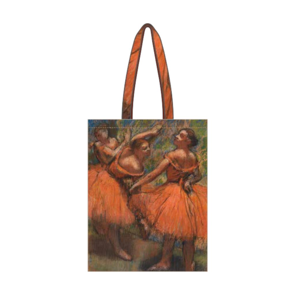 Degas: Red Ballet Skirts Tote Bag
